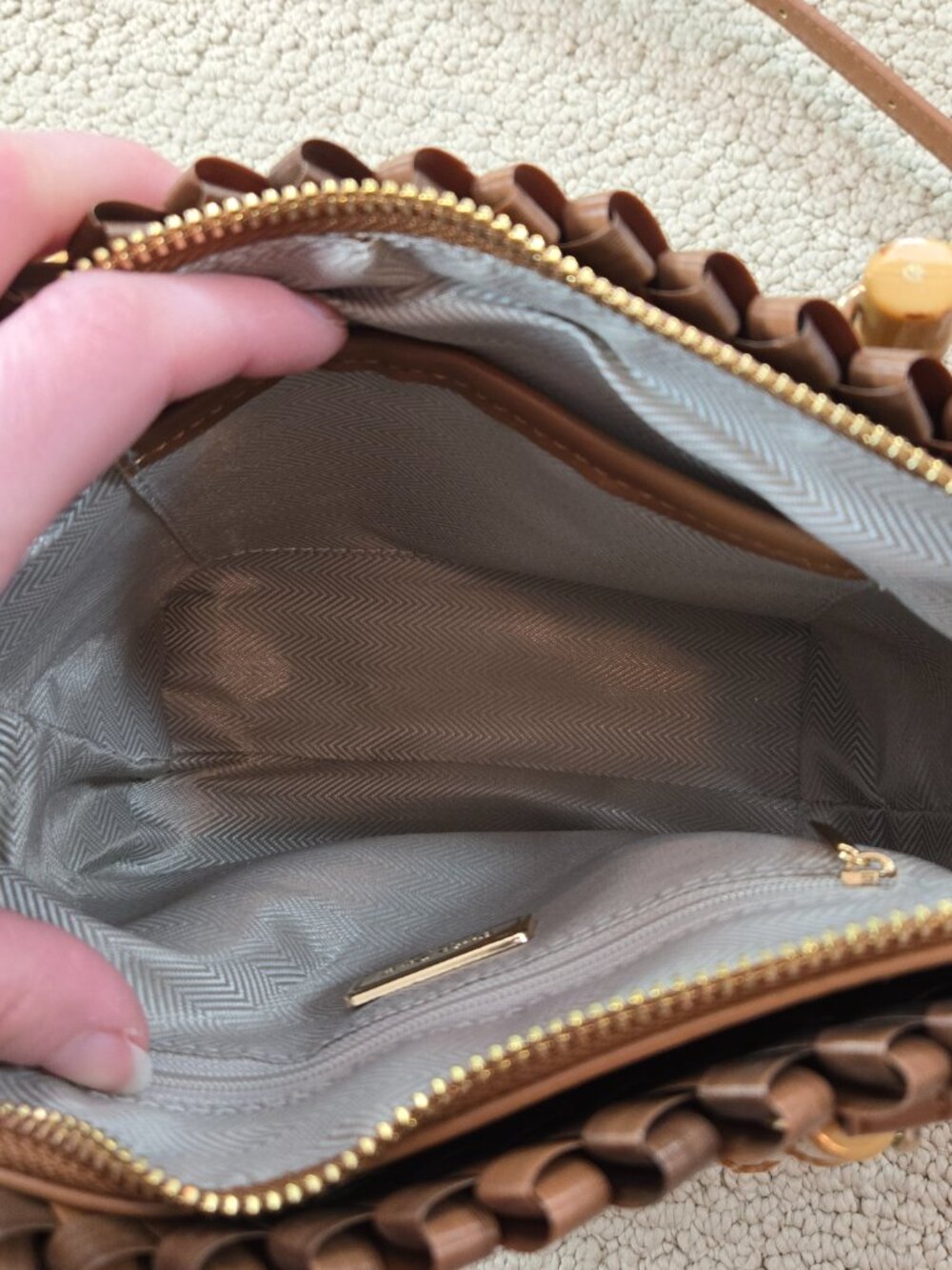 Chio '2nd Foreign atmosphere London Woven Handbag - Picture 4 of 9